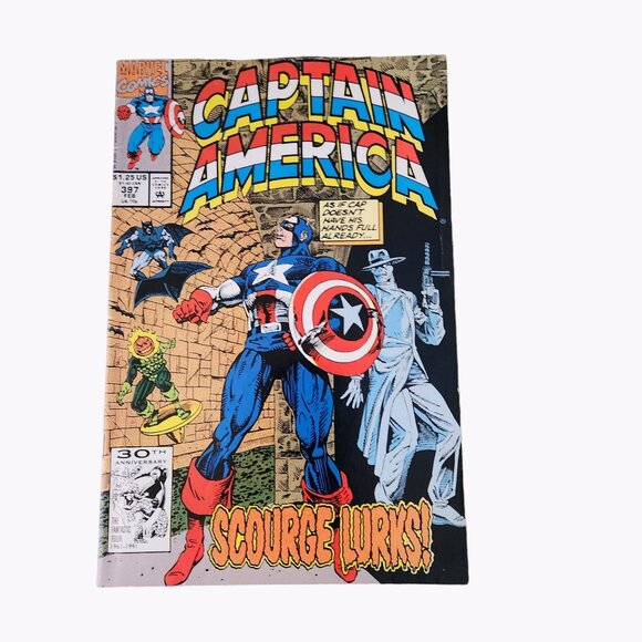 Marvel Captain America #397 1992 Comic Book Collector Bagged Boarded - Picture 1 of 3